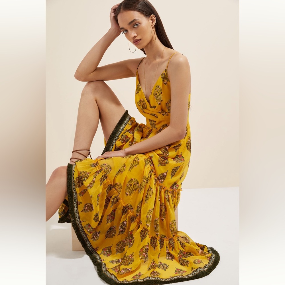 Sachin and Babi tiered maxi dress